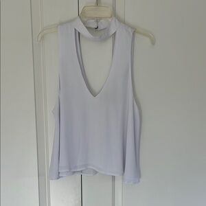 Sexy White Sleeveless Top